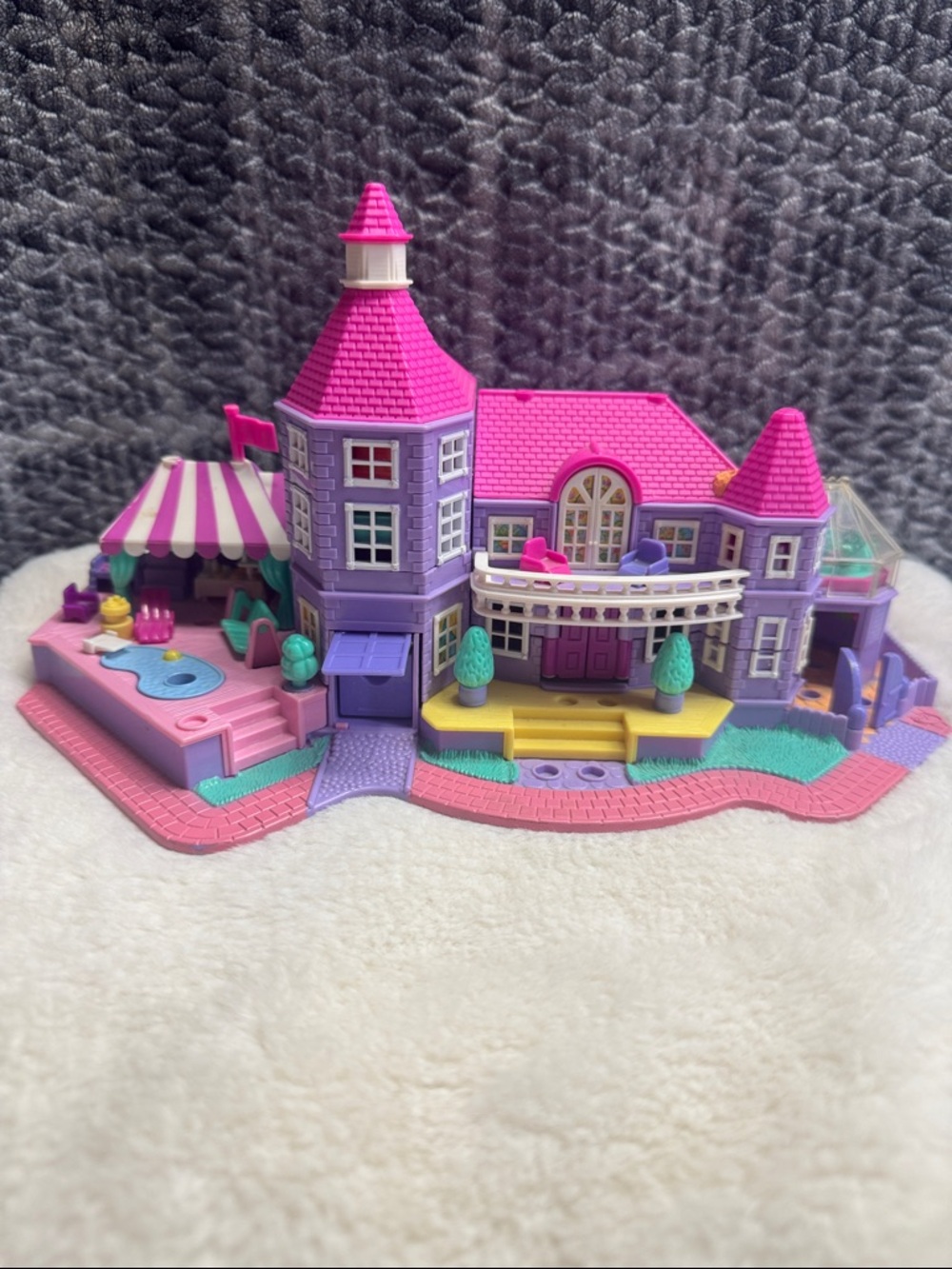 Vintage Polly Pocket Light Up Magical Mansion 1994 Bluebird Playset